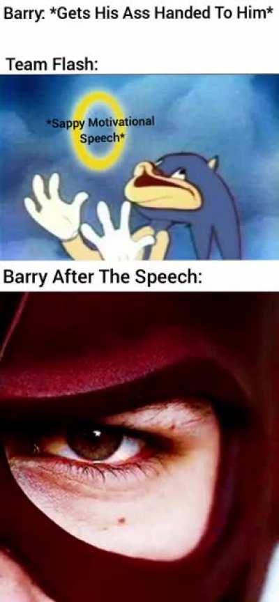 My name is Barry Allen and I need a sappy speech every hour