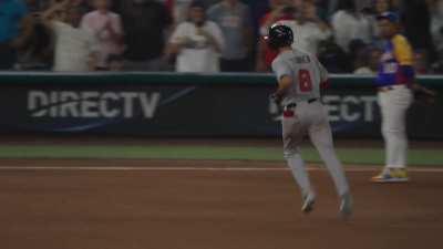 Trea Turner No-Doubt GRAND SLAM retakes the lead 9-7 for Team USA