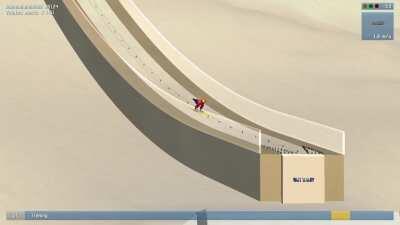 Deluxe Ski Jumping v1.7.0 came today, it allowed creation of custom hills. That's what came to life few hours after premiere