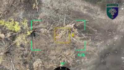 Russian assault squad used a golf buggy to attack the Ukrainian positions near Hrodivka (Donetsk region). Drone operators of the 38th Sep. Marine Brigade stopped the attackers with FPV strike drones and drone dropped ammunition. November 2024.