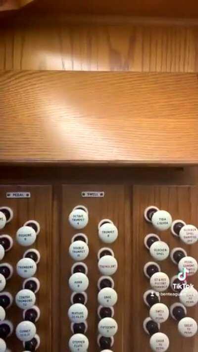 Hidden Drinks Cabinet in an Organ