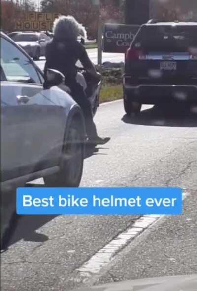 Best bike helmet ever...