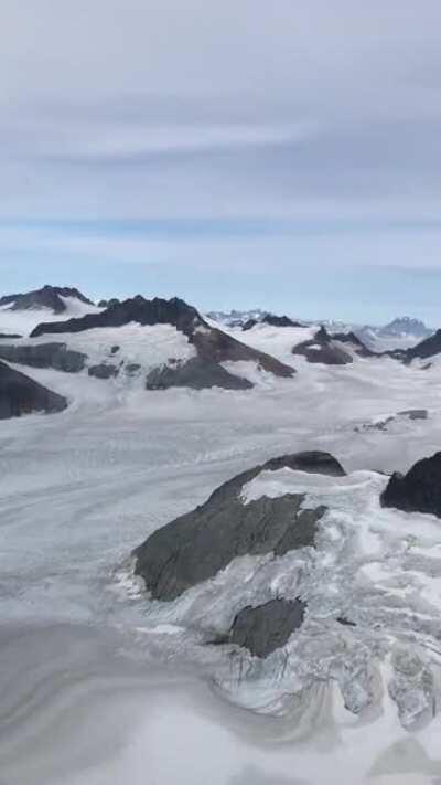 Looking over the Juneau Ice field, Mt. Wrather.