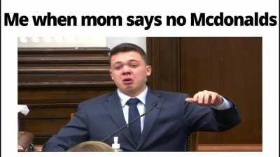 Mom said no Mcdonalds tonight :(