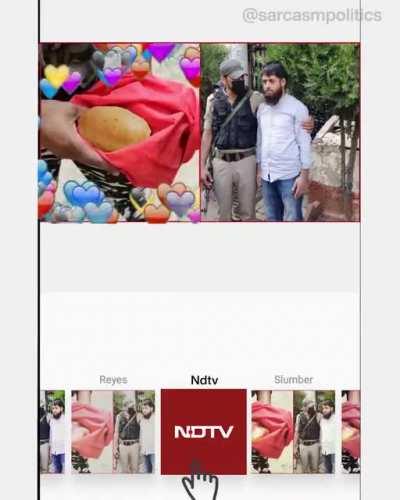 NDTV filter use kiya kya??