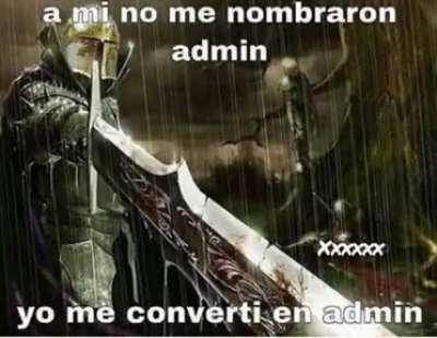 Me convertí en admin 😎