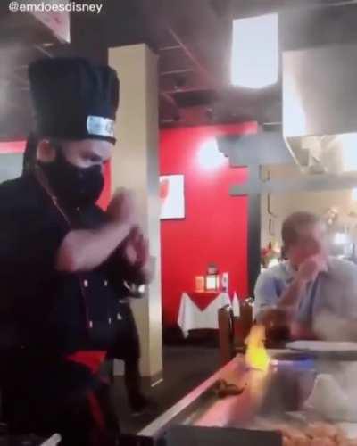 When your chef is a former ninja