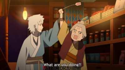 Say what you want about him but you can't say Mitsuki wasn't a real friend to Boruto.