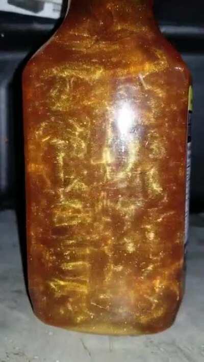 I put some gold powder(edible?- yes)in my iced tea.