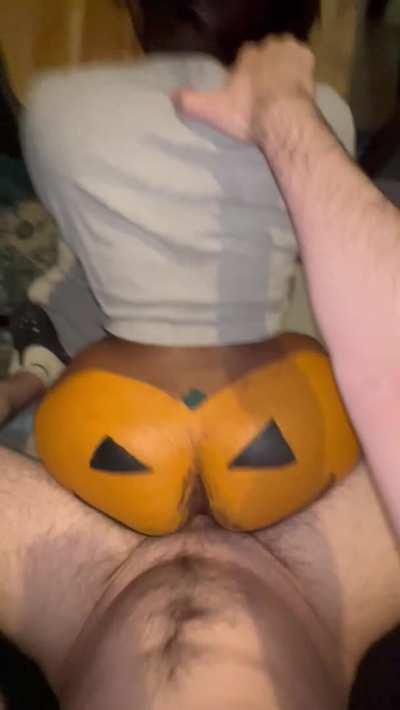 He says he can’t look at pumpkins the same way again ;p