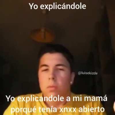 Yo explicándole