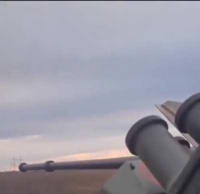 Tank Shell Narrowly Avoids Hitting Its Target