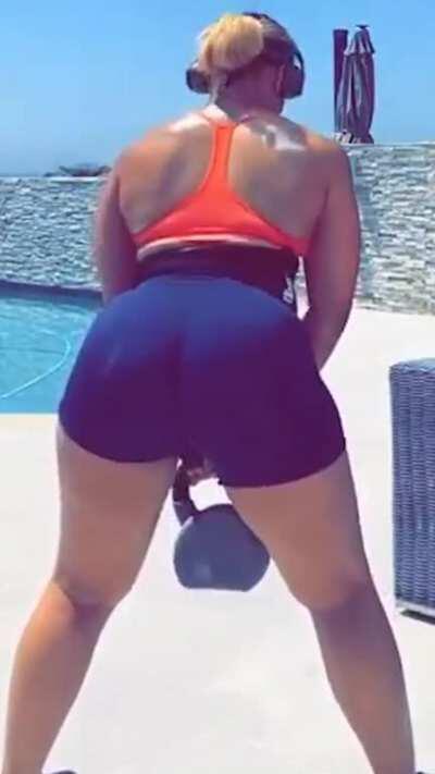 A LOT MORE ASS from her this year 🍑🍑