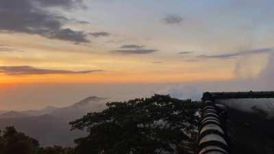 Time lapse overlooking the Santa Marta forests, located on the Caribbean coast of northern Colombia