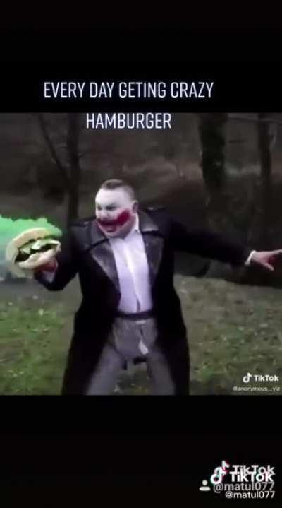 Crazy hamburger