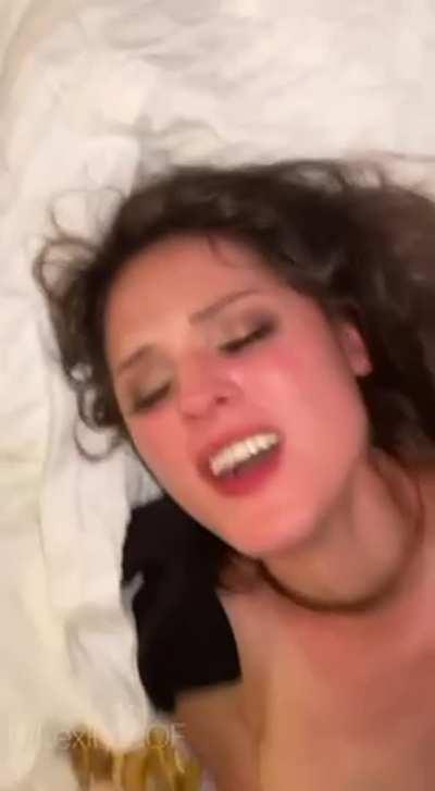 Facial while getting fucked