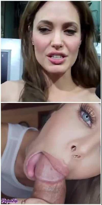 Best use of Angelina Jolie lips (wait for facial)