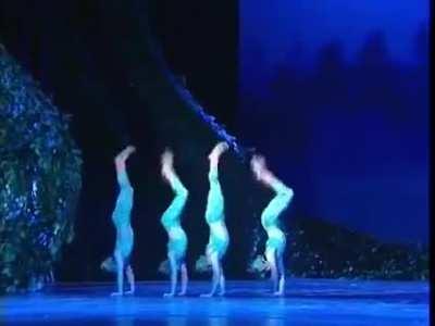 Thee way these incredible dancers effortlessly shift their body weight