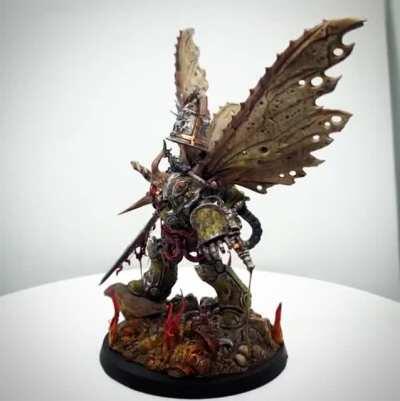 Converted a Nurgle Daemon Prince out of Roboute Guilliman