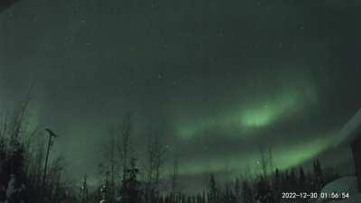 Here is last night's aurora time lapse.