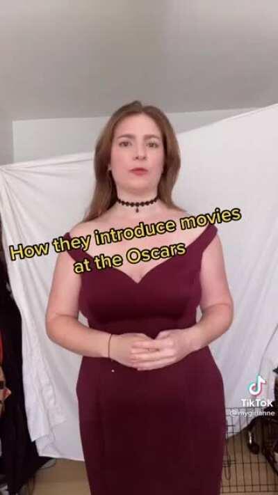 How they introduce movies at the Oscars