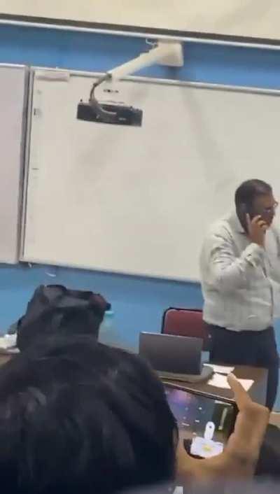 Doggy style in classroom