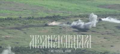 Failed attack of Ukrainian M2A2 Bradleys on Russian trenches in Zaporozhye