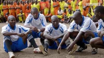 Man U vs Arsenal ugandan prison cup semi final