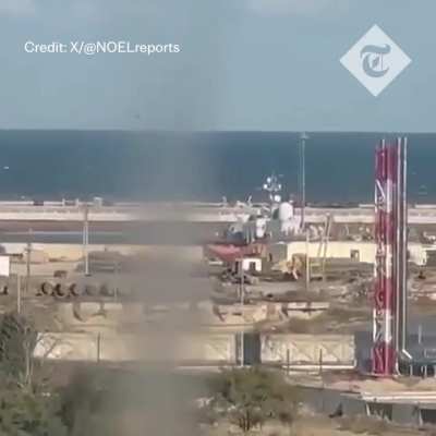 Ukrainian drones strike Russian base in Caspian Sea for first time