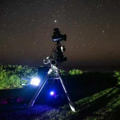 Astrophotography on instant film