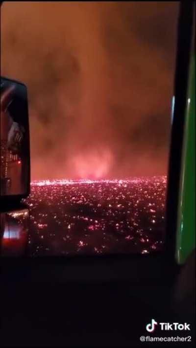 Fires in Oregon are so powerful, a tornado has started.