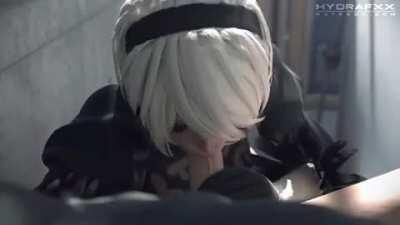 2B sucking dick (HydraFXX) [NieR: Automata]