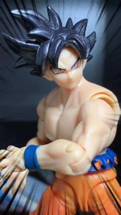 Goku kamehameha in stop motion