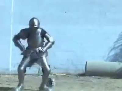 Knight is dancing