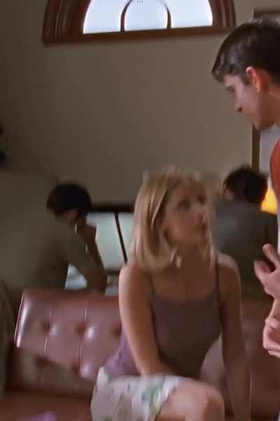 Sarah Michelle Gellar - jiggly pokies plot in Buffy The Vampire Slayer