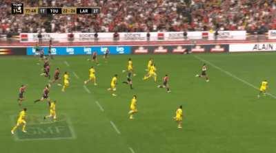 Ntamack final try in Top14 final