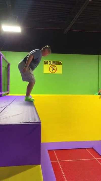 HMF while I prove this trampoline wrong