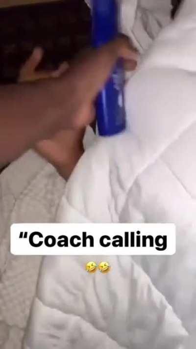 Coach calling prank