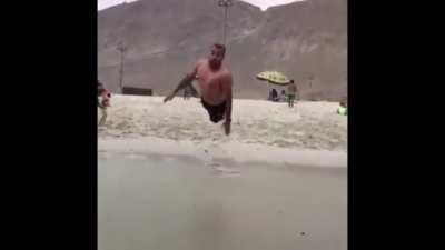 WCGW jumping in “water”