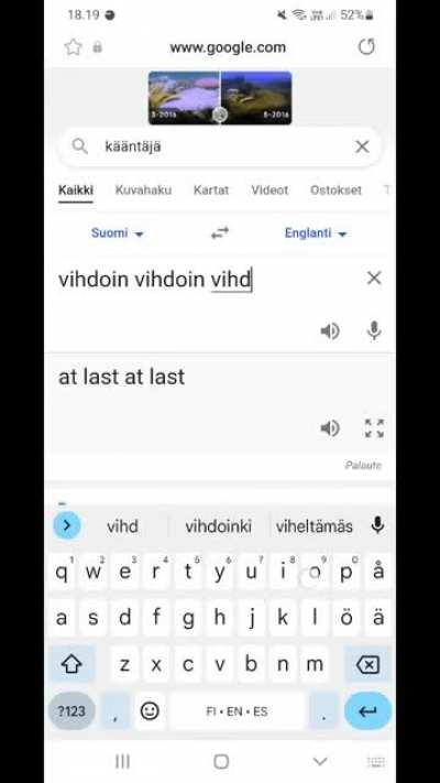 Ah, the Finnish language..