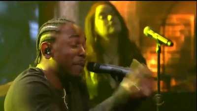 Remember to watch this Amazing performance by Kendrick Lamar (and his team) in The Late Show with Stephen Colbert.