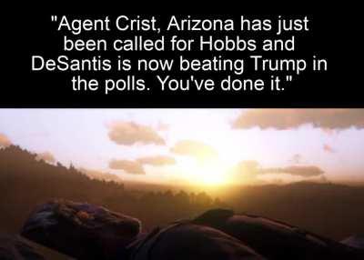 Agent Crist defeated trumpism 🫡