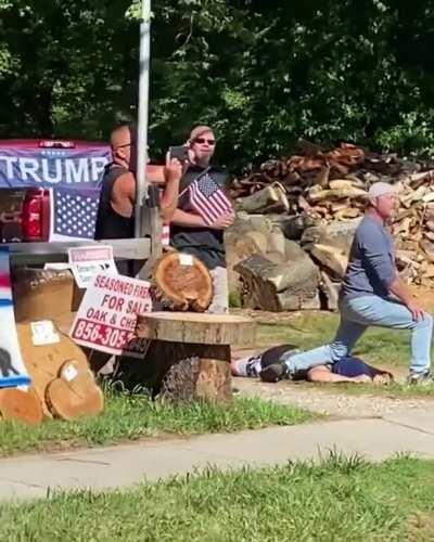 Trump Supporters mock George Floyd’s Death in Franklinville, NJ as protest passes