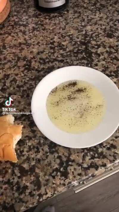 Bread and olive oil