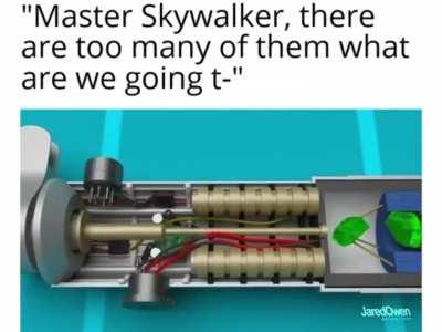 This morning at the youngling hall in the Jedi temple a cloaked maniac pulled out lightsaber and swung at elementary younglings