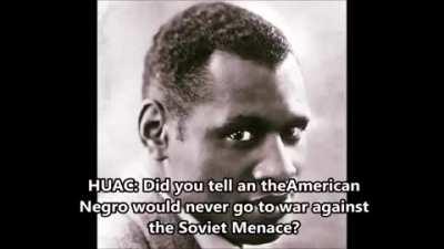 Testimony of Paul Robeson before the house committee on un-american activities June 12 1956