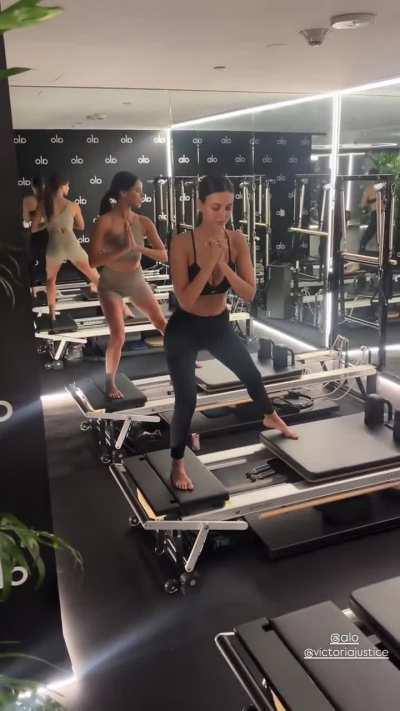 Victoria working out with Madison | August 2024 