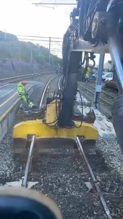 Train track repairs