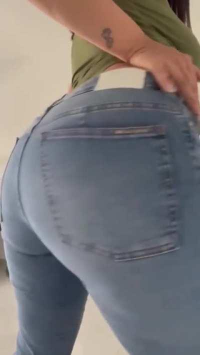 This ass wants to get out of his jeans and play with your cock