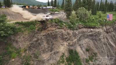 There is a 4th of July festival in Glacier View, Alaska with the sole purpose of launching cars and trucks off a 300 foot cliff into a pond surrounded by spectators